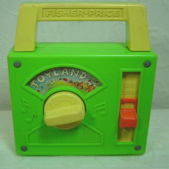 FisherPrice Toys Vintage 983 Fisher Price Play Wind Up Radio Music Box Plays Toyland Poshmark